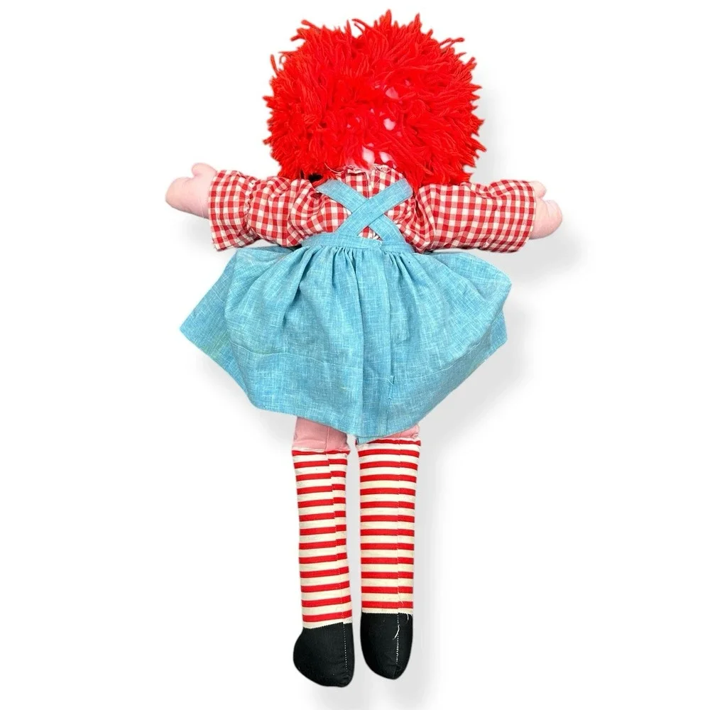 VTG Large Raggedy Ann Doll Handmade Doll And‎ Clothing 25